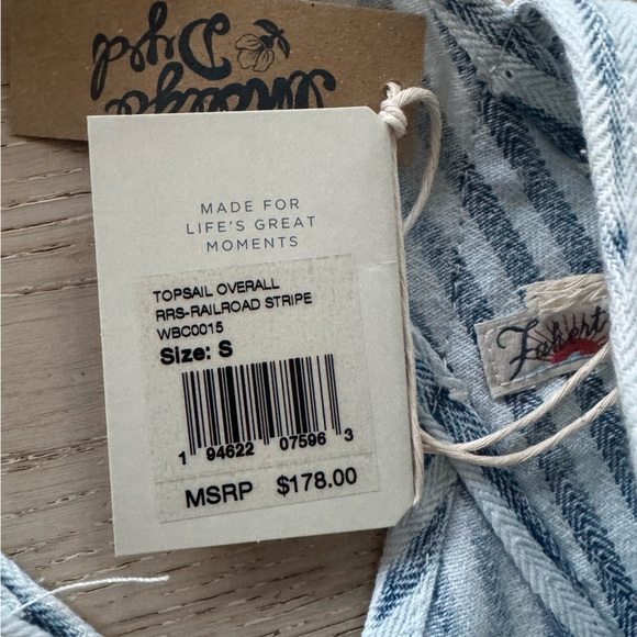 NWT Faherty Topsail classic overall S - Picture 11 of 11